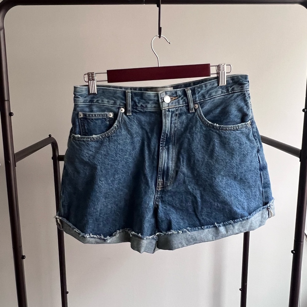 Everlane A-line Denim Short in Medium Indigo size 29